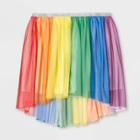 Ev Lgbt Pride Pride Gender Inclusive Adult Extended Size Rainbow Tutu Skirt - 1x, Adult Unisex, Size: 1xl,