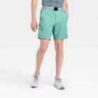 Men's Cargo Golf Shorts - All In Motion Teal 30,