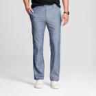 Men's Printed Straight Fit Lightweight Trouser - Goodfellow & Co Blue Chambray
