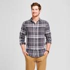 Men's Long Sleeve Linen Cotton Button-down Shirt - Goodfellow & Co Federal Blue
