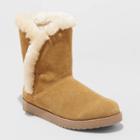 Women's Daniah Suede Mid Boots - Universal Thread Natural