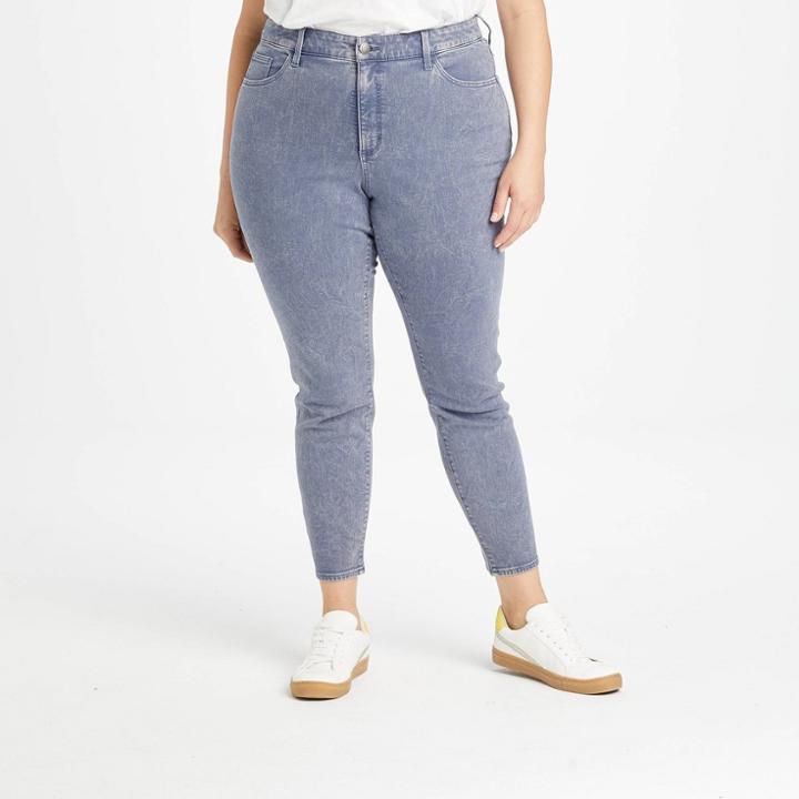 Women's Plus Size High-rise Skinny Ankle Jeans - Universal Thread Lilac