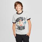 Disney Boys' Wreck-it Ralph Crew Short Sleeve Graphic T-shirt - Gray