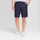 Men's 9 Seersucker Linden Flat Front Shorts - Goodfellow & Co Navy (blue)