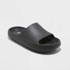 Women's Mad Love Star Slide Sandals - Black