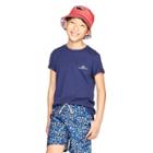 Boys' Short Sleeve Everyday Should Feel This Good Graphic Crewneck T-shirt - Navy Xl - Vineyard Vines For Target, Blue