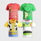Disney Toddler Boys' 4pk Toy Story Short Sleeve Graphic T-shirt - 12m, Green/red