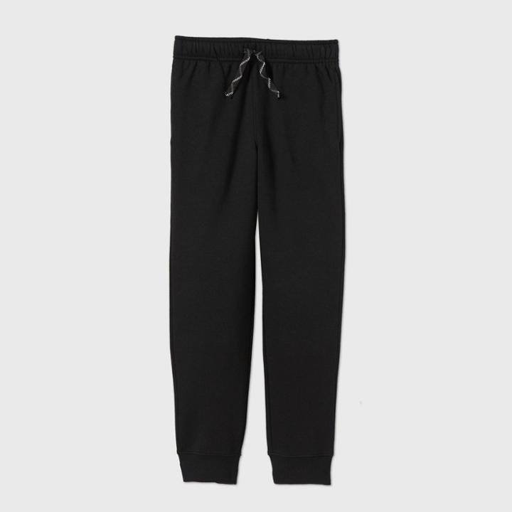 Boys' Fleece Jogger Sweatpants - Cat & Jack Black