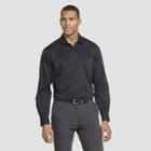 Phillips-van Heusen Men's Regular Fit Long Sleeve Flex Button-down Shirt - Philips-van Heusen Black