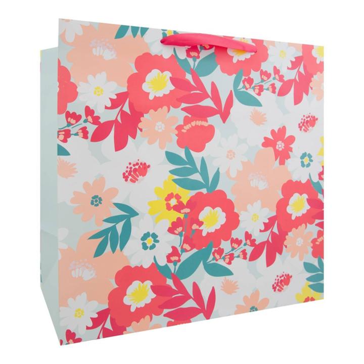Spritz Floral Square Gift Bag -