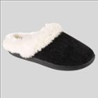 Isotoner Women's Charlotte Hoodback Slippers - Black