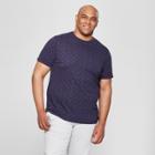 Men's Big & Tall Regular Fit Short Sleeve T-shirt - Goodfellow & Co Blue