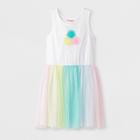 Girls' Sleeveless Ice Cream Birthday Dress - Cat & Jack White