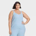 Women's Plus Size V-neck Sweater Tank - Ava & Viv