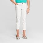 Girls' Stain Repellent Crop Jeans - Cat & Jack White