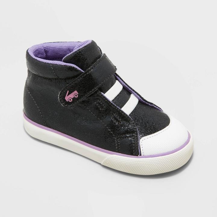 Toddler Girls' See Kai Run Basics Belmont Ii Metallic Apparel Sneakers - Black