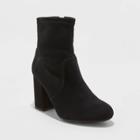 Women's Cameria Sock Fashion Bootie - A New Day Black