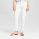 Women's Mid-rise Skinny Jeans - Universal Thread White