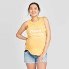 Maternity Mamas Sunshine Graphic Tank Top - Isabel Maternity By Ingrid & Isabel Yellow