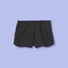Girls' French Terry Shorts - More Than Magic Charcoal Gray