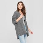 Women's Textured Button Cardigan - Universal Thread Gray