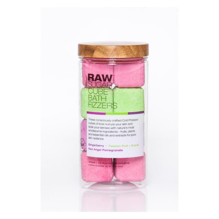 Raw Sugar Bath Fizzers Gift Canister - 8ct,
