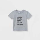 Ev Black History Month Black History Month Infant 'racism Tried To Steal My Joy Ha! Tried' Short Sleeve Graphic T-shirt - Heather Gray