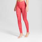 Women's Dot Print Performance Leggings - Joylab Deep Sea Coral