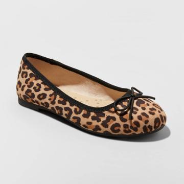Girls' American Girl Stacy Ballet Flats - Cat & Jack Brown