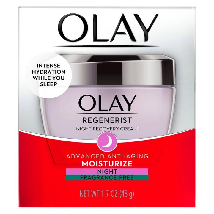 Olay Regenerist Fragrance-free Night Recovery Cream Moisturizer