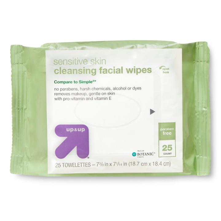 Up & Up Unscented Facial Cleansing Wipes - 25ct - Up&up (compare To
