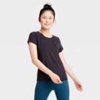 Women's Short Sleeve Run T-shirt - All In Motion Black