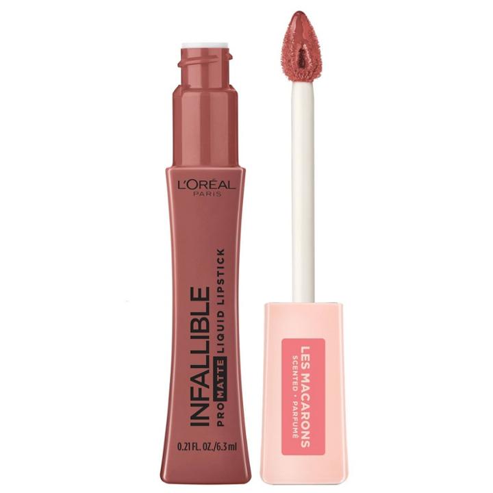 L'oreal Paris Infallible Pro-matte Liquid Lipstick Les Macarons 822 Mon Caramel