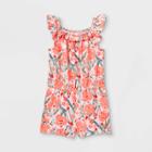 Toddler Girls' Floral Tank Romper - Just One You Made By Carter's Pink