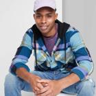 Adult Checked Casual Fit Long Sleeve Button-down Shirt - Original Use Vibrant Blue/check