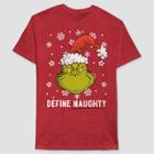 Men's Dr. Seuss The Grinch Short Sleeve Graphic T-shirt - Red
