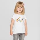 Toddler Girls' Love Makes A Family Short Sleeve T-shirt - Cat & Jack White