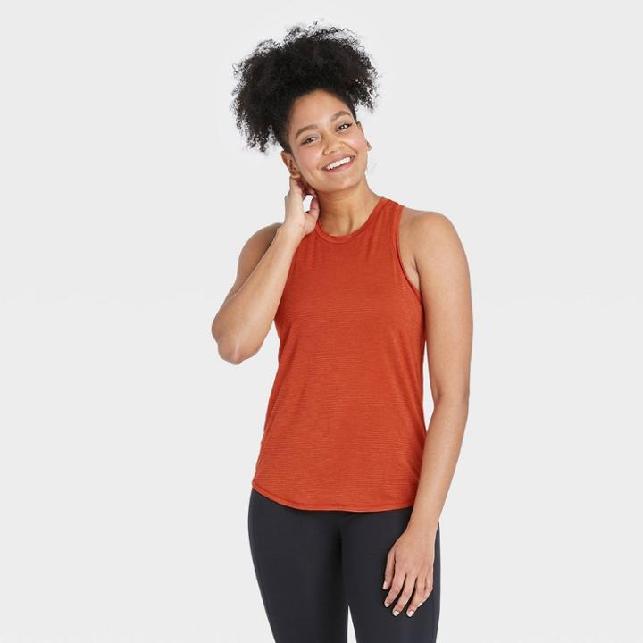 Women's Essential Racerback Tank Top - All In Motion Orange
