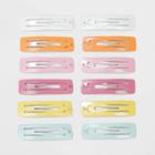 Shinny Metal Snap Rectangle Hair Clips - Wild Fable