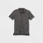 Boys' Striped Golf Polo Shirt - All In Motion Black/white