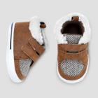 Baby Boys' High Top Hiker Crib Shoes - Cat & Jack Brown 0-3