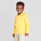 Toddler Boys' Uniform Polo Shirt - Cat & Jack Gold