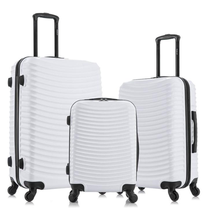 Dukap Adly Lightweight Hardside Checked Spinner Luggage Set