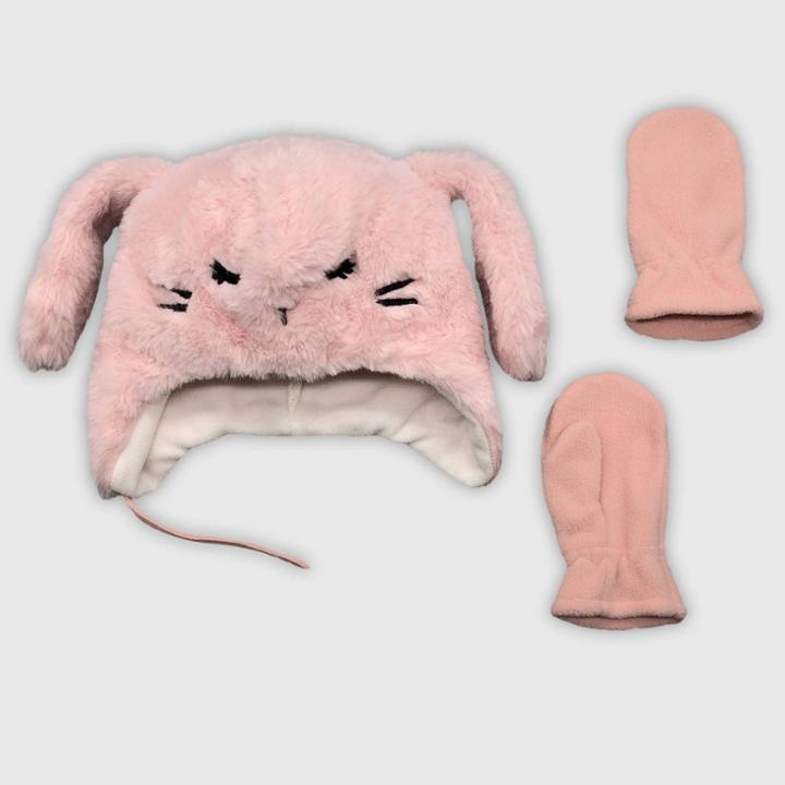 Baby Girls' Hat And Glove Set - Cat & Jack Pink 12-24m, Girl's,