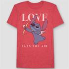 Men's Disney Stitch Short Sleeve Graphic T-shirt - Red