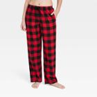 Women's Perfectly Cozy Flannel Pajama Pants - Stars Above Red
