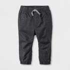 Baby Boys' Pull On Twill Pants - Cat & Jack Gray