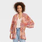 Women's Duster Cardigan - Knox Rose Paradise Yellow