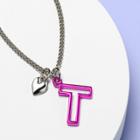 More Than Magic Girls' Monogram Letter T Necklace - More Than