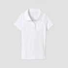 Toddler Girls' Short Sleeve Polo Shirt - Cat & Jack White